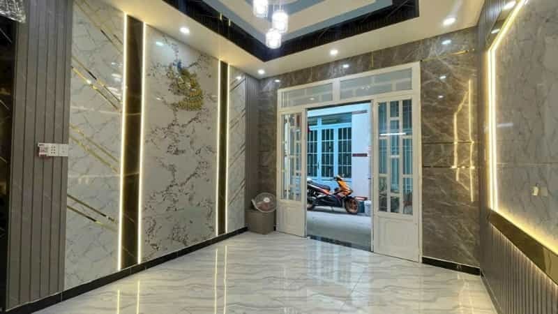 ốp tường bằng tấm nhựa giả đá