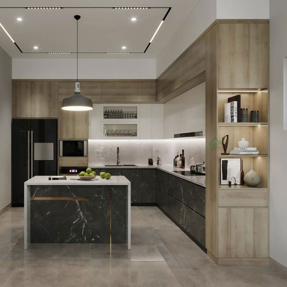 Phòng Bếp – Ưu Tiên Chống Ẩm, Dễ Vệ Sinh