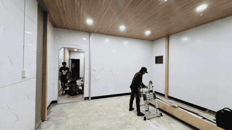 Tấm nhựa nano làm vách ngăn