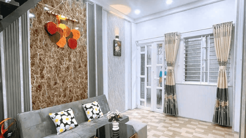 Tấm ốp tường nano vân đá trong ốp tường