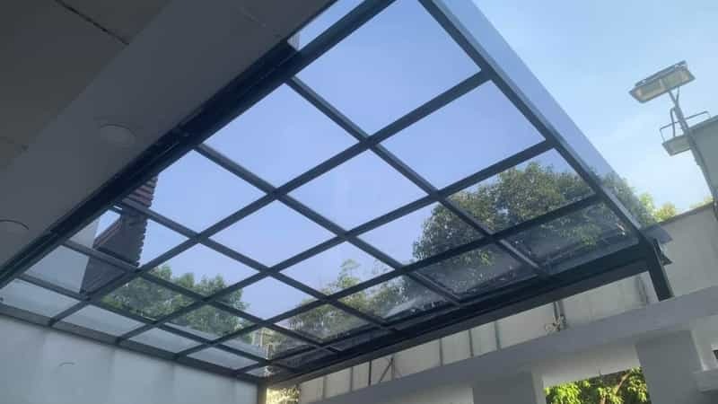 ứng dụng của tấm nhựa lợp mái phẳng