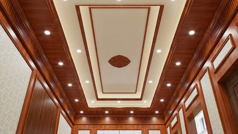 tấm trần nhựa nano kết hợp đèn led