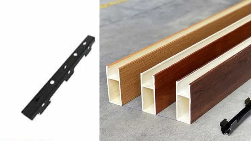 Xương gỗ nhựa treo tấm nhựa ốp trần