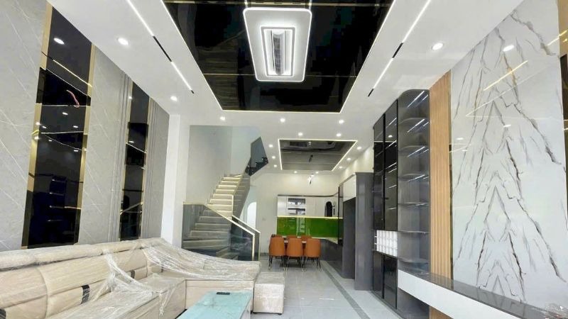 Tấm đá hoa cương pvc trang trí phòng khách