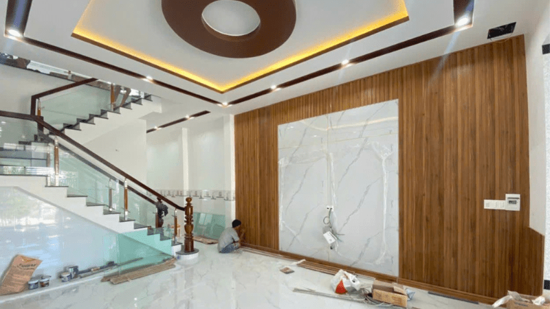 ứng dụng tấm nhựa giả gỗ