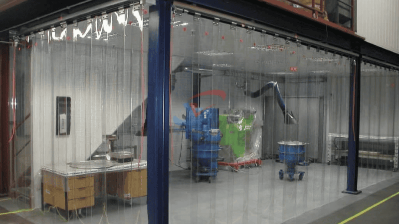 Tấm nhựa chắn bụi tại Thế Giới Tấm Nhựa