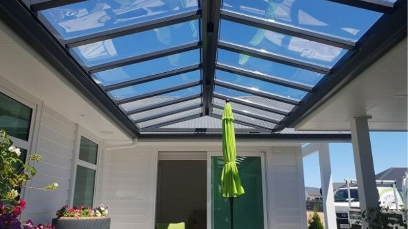 công trình sử dụng tấm nhựa lấy sáng