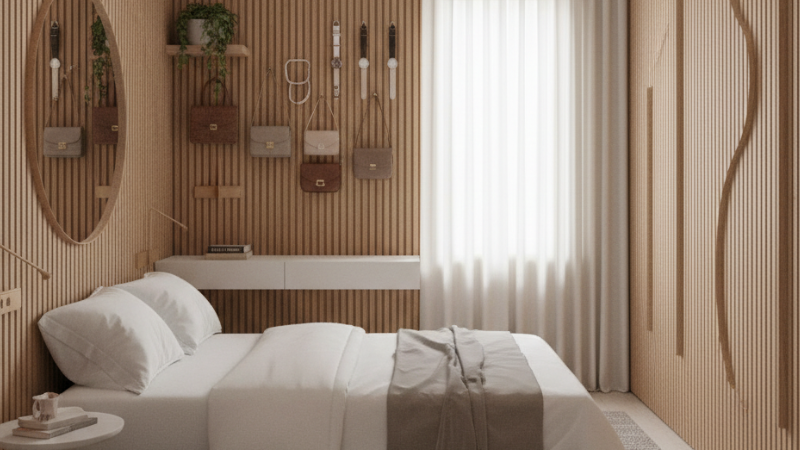 nhà nhỏ nên sử dụng tấm ốp lam sóng