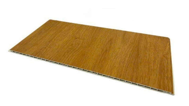 Tấm ốp nano PVC TH-03 có màu nâu vàng