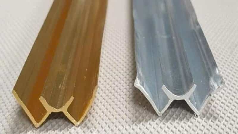 nẹp góc trong phụ kiện tấm nhựa vân đá