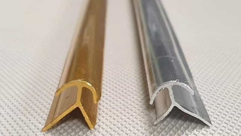 nẹp góc ngoài cho tấm nhựa giả đá