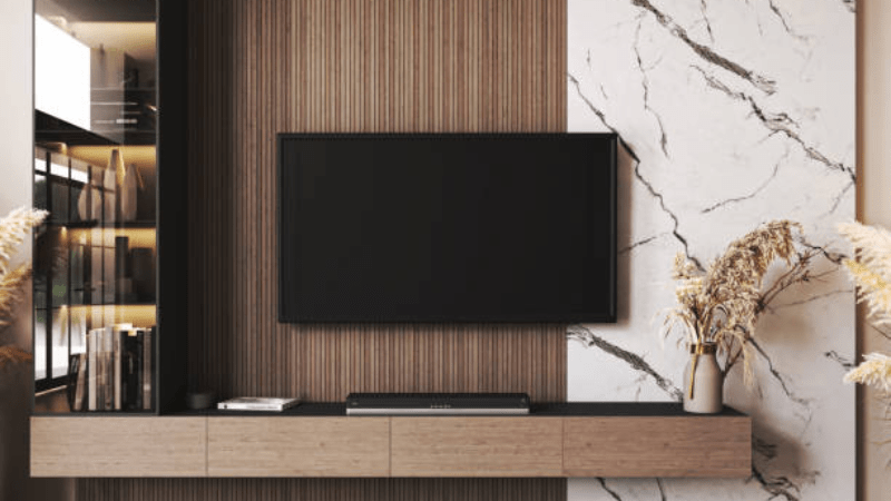 công trình tấm nhựa giả gỗ