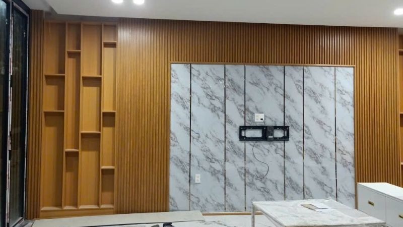 tấm ốp nhựa màu trắng