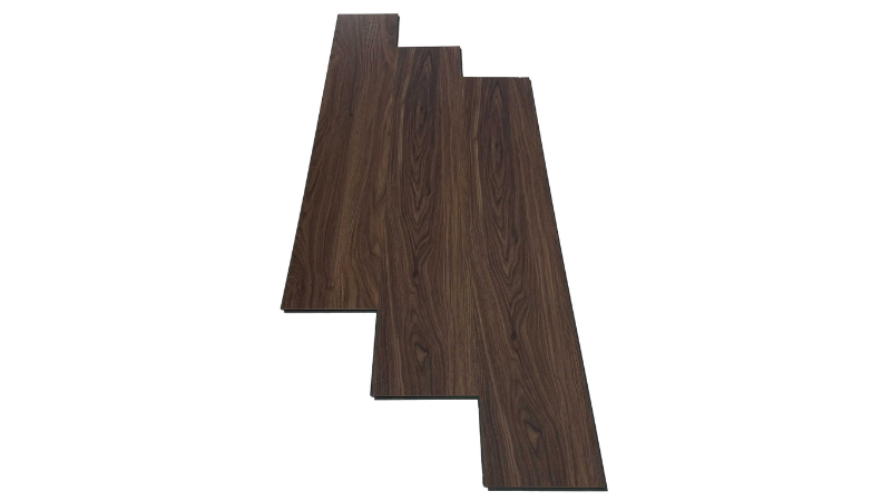 Sàn gỗ nhựa 8MFTH-808 thu hút ngay từ cái nhìn đầu tiên với gam nâu trầm