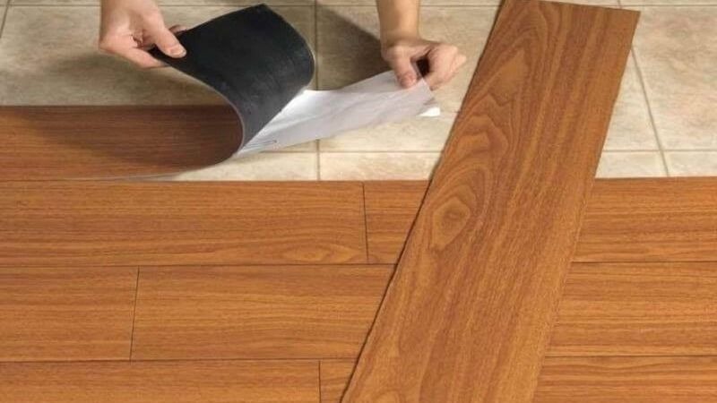 Sàn nhựa dán keo có tính thẩm mỹ và độ bền lâu dài